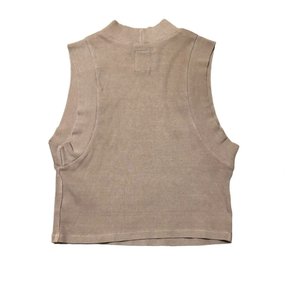 NSF Delphine Rib Knit Cropped Tank, Size P (XS), good condition - Picture 2 of 5